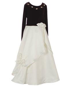 Rare Editions Girl's Ivory Holiday Dress