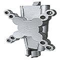 Arrow Fixed Wall Mount for 27-inch Flat Panel TVs