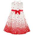 BT Kids Infant Girl's Sleeveless Red Polka-dot Dress