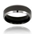 Black-plated Polished Tungsten Carbide Ring