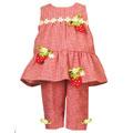 Rare Editions Girl's Strawberry Pants Set