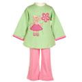 Picture Me Infant Girl's Pink Bear 2-piece Pants Set