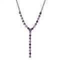 1928 Jewelry Hematite-tone Hues Y-style Necklace