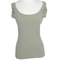 Three Dots Cap Gathered Sleeve Top