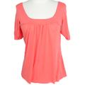 Three Dots 1/2-sleeve U-neck