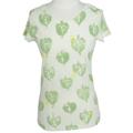 OMgirl Short Sleeve Leaf Print Bodhi Tee