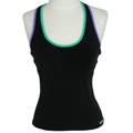Mari Dade Contrast Racer Back Tank Top