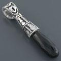 Black Onyx Silver Pendant (India)