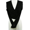Fila Black Reversible Tie Shrug