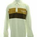 Timberland Men's Chest Stripe White Rugby Top