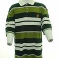 Timberland Striped Rugby Polo Green