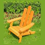 Children's Adirondack Natural Lawn Chair