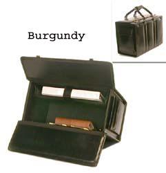 Bond Street Double Handle Leather Catalog Case