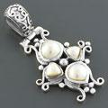 Sterling Silver and Pearl Pendant (India)