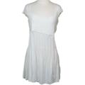 Three Dots Cap Sleeve Pintuck Top