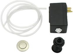 Satin Nickel Garbage Disposer Air Switch Unit