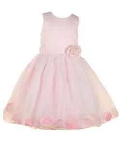 Sophia's Style Girl's Pink Flower Girl Dress