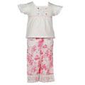 Flapdoodles Pink Capris and Top Set