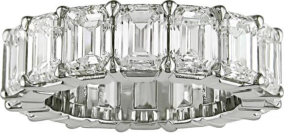 Platinum 8ct TDW Diamond Full Eternity Band (E-F, VS)