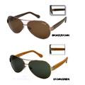 Fendi FS 396ML Men's Leather Aviator Sunglasses