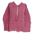 Mulberribush Toddler Girl's Purple Crocheted Top