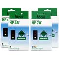 HP 45 and 78 4-piece Ink Cartridge Combo (Remanufactured)