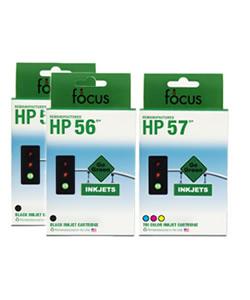 HP 56 and 57 3-pack Inkjet Print Cartridges (Remanufactured)