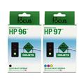 HP 96 and 97 Combo-pack Inkjet Print Cartridges (Remanufactured)