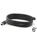 FireWire IEEE-1394 6-pin to 6-pin 6-foot Cable