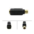 S-Video Female to RCA Female Gold Plated Adapter