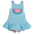 Austin and Ashley Watermelon Dress/ Bloomer Set