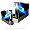 Neon Blue Skin Decal for Nintendo Wii