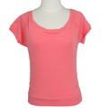 Fila Women's Pink Short-sleeve Pointelle Top