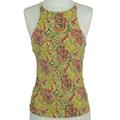 Fila Green Printed Sleeveless Top