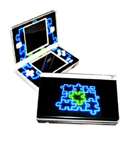 Glow Puzzle Decal Skins Sticker For Nintendo DS LITE