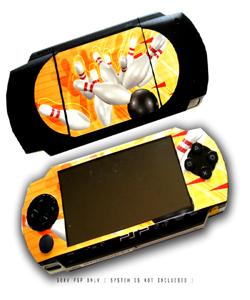 4PCs Bowling Decal Removable Skin Sticker For SONY PSP