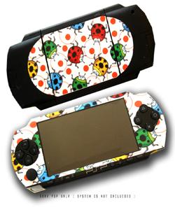 4PCs Ladybug Decal Removeable Skin Sticker For SONY PSP