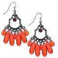 Exotica Red Chandelier Earrings