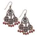Exotica Fantasy Filigree Chandelier Earrings