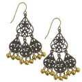Exotica Fantasy Filigree Chandelier Earrings