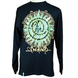 Miskeen Men's Blue Sun Long-sleeve Tee