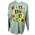 Miskeen Men's Heather Grey Long-sleeve Tee