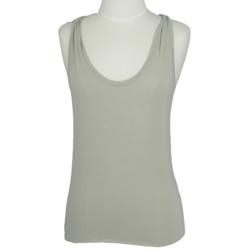Fila Women's Grey Knotted-strap Tank Top