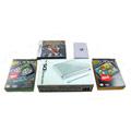 Nintendo DS Lite - Polar White with 2 Movies and Power Play Tennis (Refurbished)