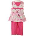 BT Kid's Pink Top and Leggings Outfit