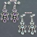 Sterling Silver Gemstone Earrings (India)