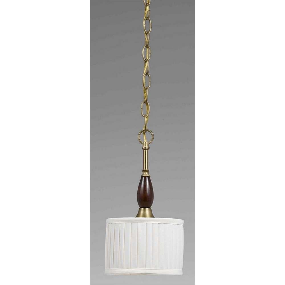 English Manor Mini Pendant in Burnished Brass