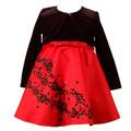Bonnie Jean Red Beaded Holiday Dress