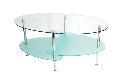 Modern 38-inch Wave Coffee Table