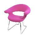 Ultra-soft Pink Studio Chairs (Set of 2)